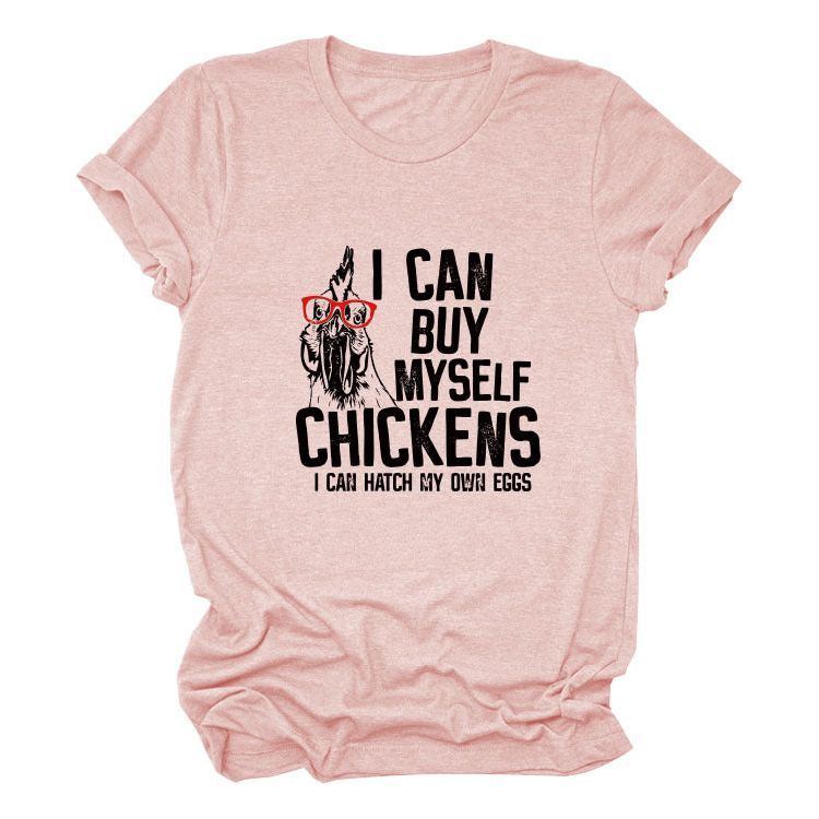 Printed Loose Short-sleeved T-shirt