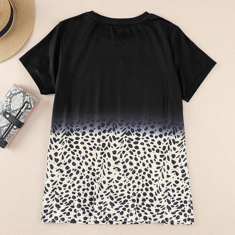 Fashionable Versatile Short Sleeve Pullover Women