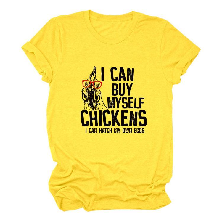 Printed Loose Short-sleeved T-shirt