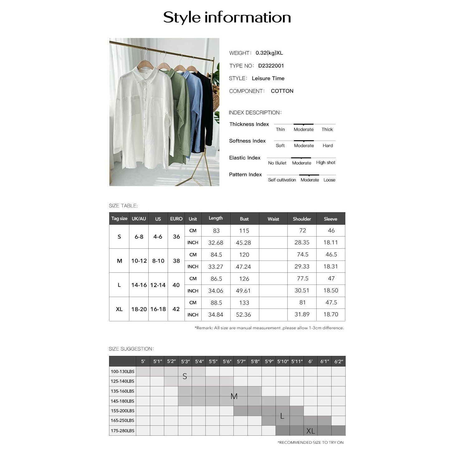 European And American Shirt Summer Temperament Commute Solid Color Long Sleeve