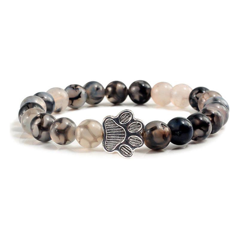 Filament Black Dragon Pattern Alloy Accessories Barbell Cat's Paw Accessories Yoga Scattered Beads Carrying Strap - Jointcorp