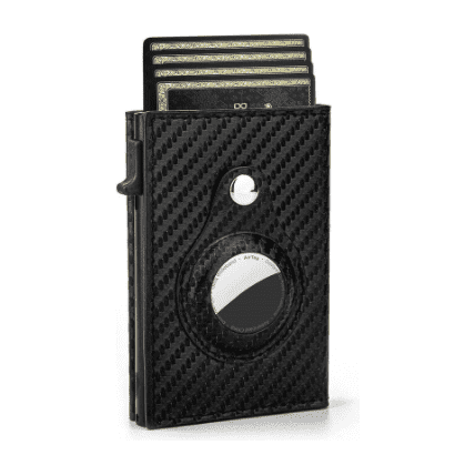 Rfid Card Holder Men Wallets Money Bag Male Black Short Purse Small Leather Slim Wallets Mini Wallets For Airtag Air Tag
