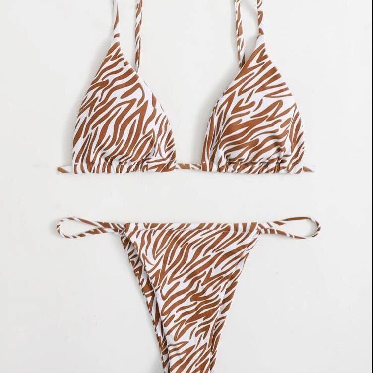 European And American Women's Three-piece Swimsuit