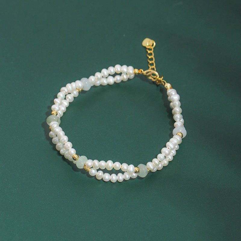Woven Handmade Freshwater Pearl Bracelet - Jointcorp