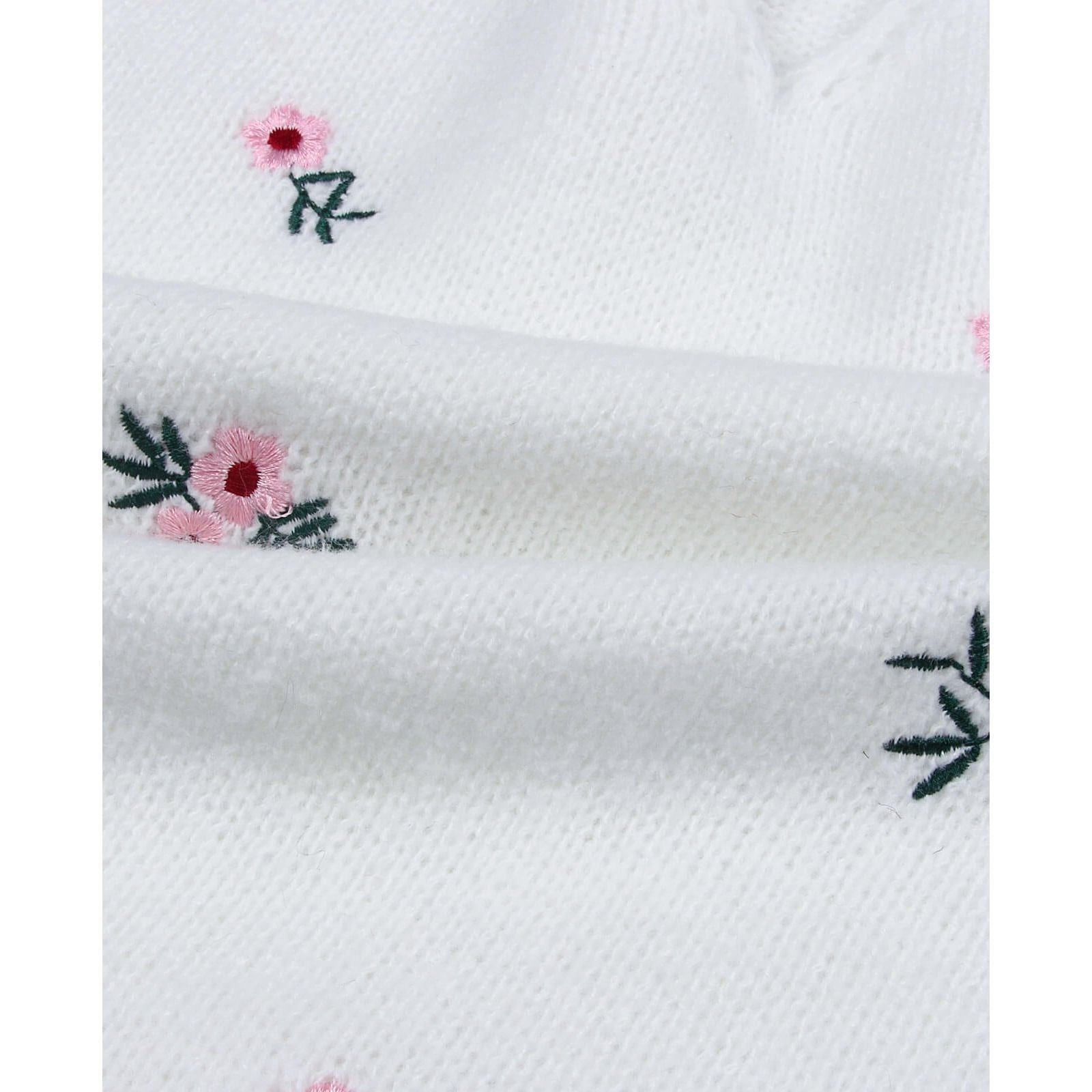 V-neck Pullover Beautifully Embroidered European And American Sweater Woman