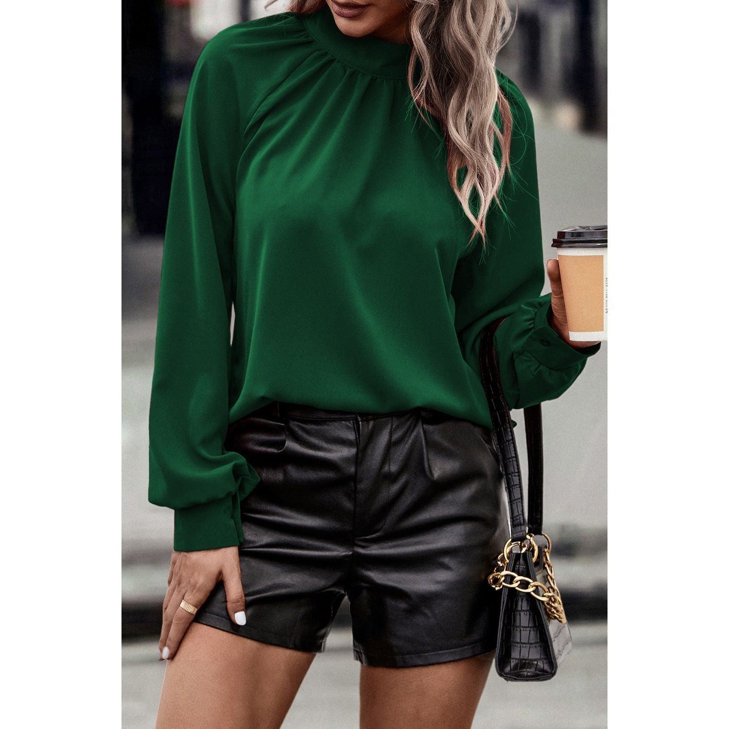 Women's Fashion Backless Casual Shirt