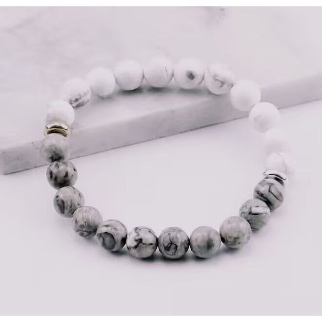 Agate Beads Filament Bracelet - Jointcorp