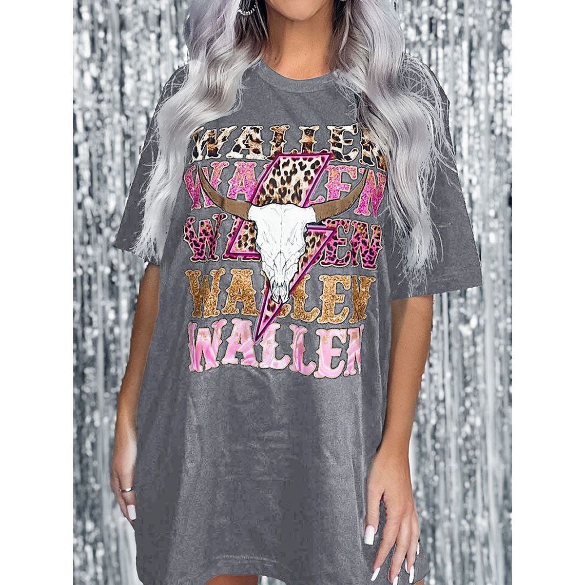 Leopard Print Short Sleeve T-shirt