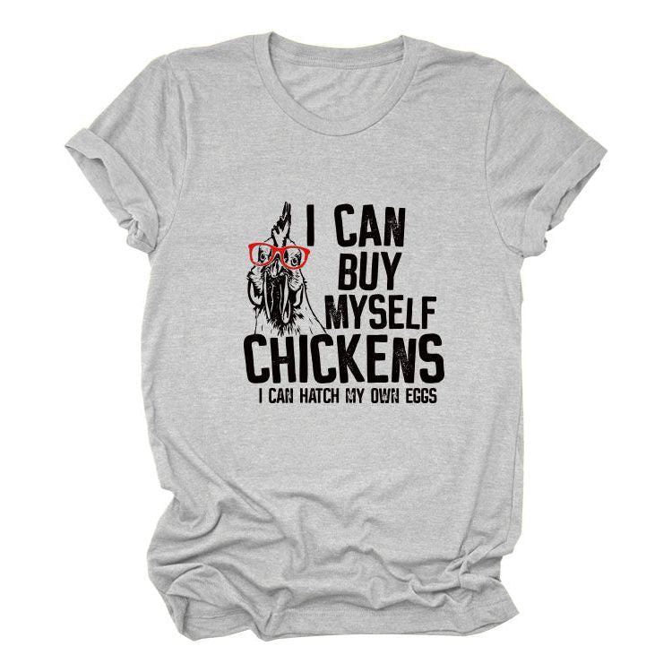 Printed Loose Short-sleeved T-shirt