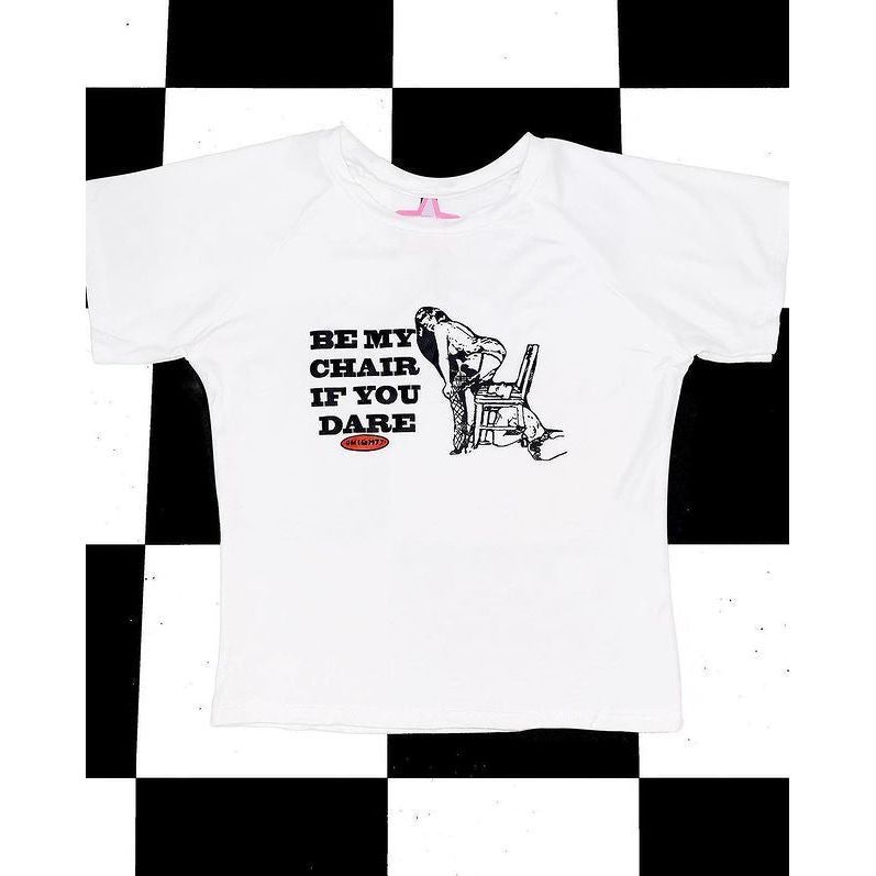 Women's Fashionable Simple Letter Printed Short T-shirt - Jointcorp