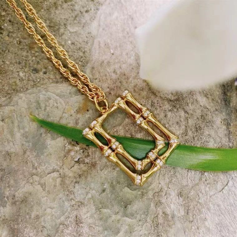 Copper Plating 18k Golden Sweater Chain High-grade Female - Jointcorp