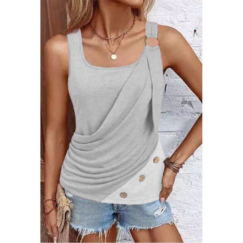 Fashion Women's Button Vest Camisole