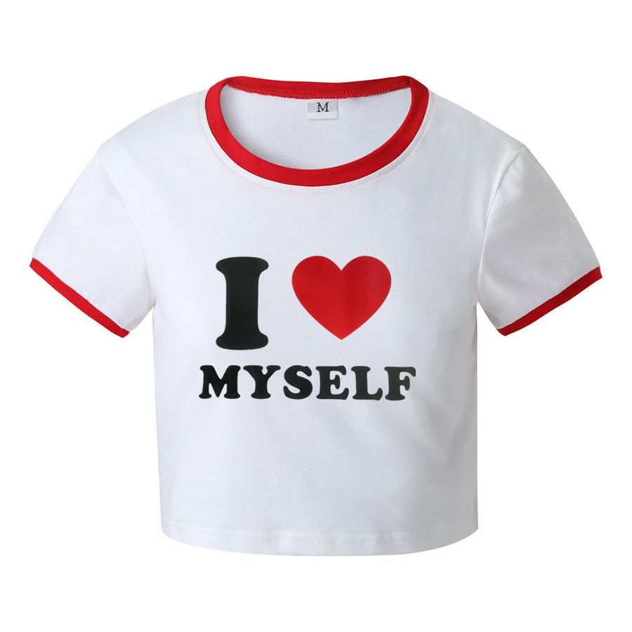 Letter Print Short-sleeve T-shirt For Women - Jointcorp