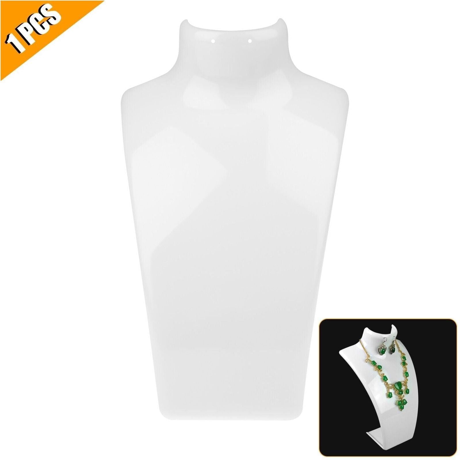 Necklace Jewelry Display Bust Stand Home Shop Display Show Chain Organizer Rack - Jointcorp