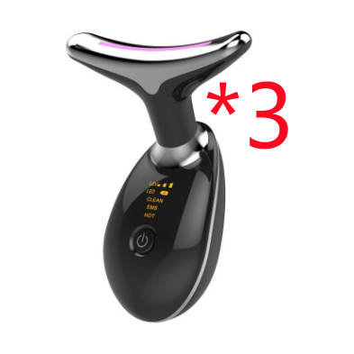 EMS Thermal Neck Lifting And Tighten Massager Electric Microcurrent Wrinkle Remover LED Photon Face Beauty Device For Woman