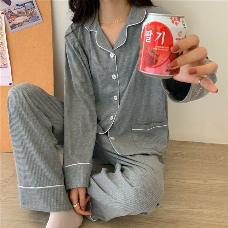 Japanese Pajamas Women Ins Sweet And Simple Homewear Suit - Jointcorp