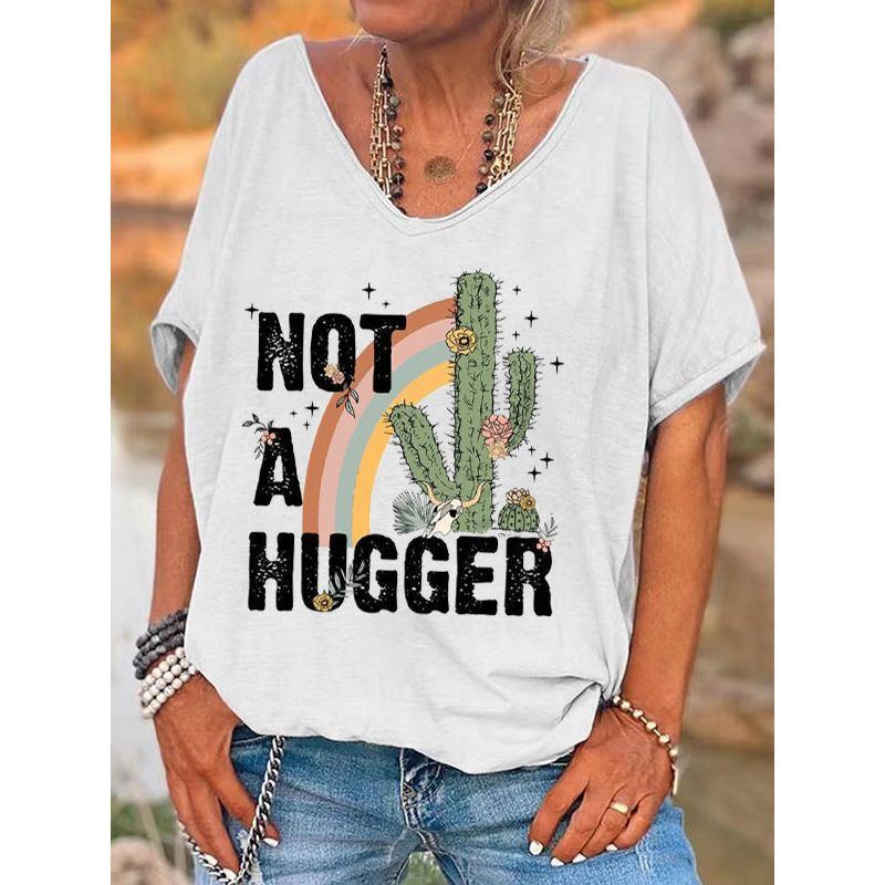 Women's Colored Cotton T-shirt