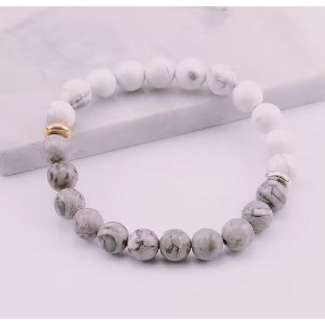 Agate Beads Filament Bracelet - Jointcorp