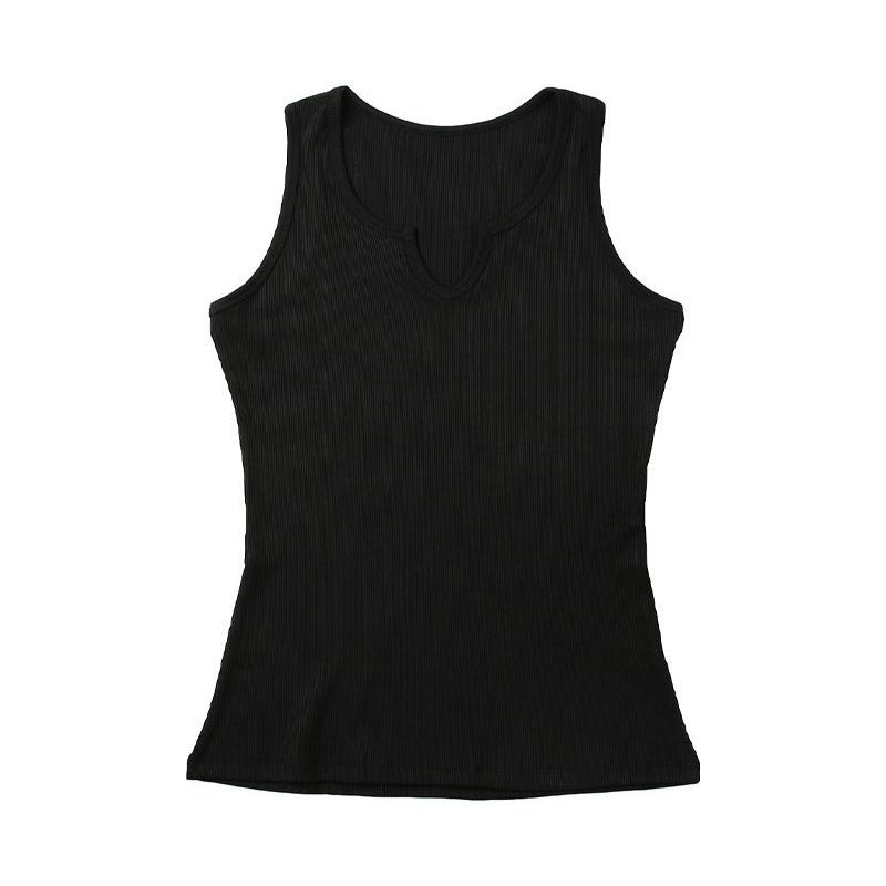 Casual I-shaped Vest Women's U-neck Pullover Top - Jointcorp