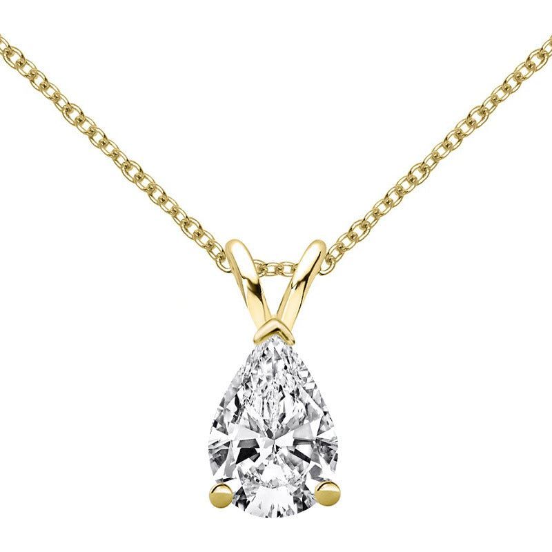 Fashionable Simple 1.5 Carat Moissanite Pendant Necklace - Jointcorp