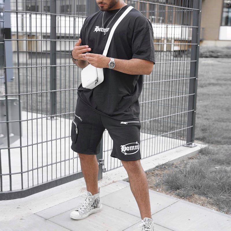Casual T-shirt Shorts Set Men's Two-piece Suit - Jointcorp