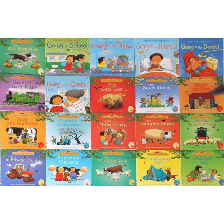 Usborne Children's English Picture Book Farm Story Book Series