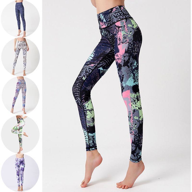 Fashion Tie Dye Leggings Women Fitness Yoga Pants Push Up Workout Sports Legging High Waist Tights Gym Ladies Clothing - Jointcorp