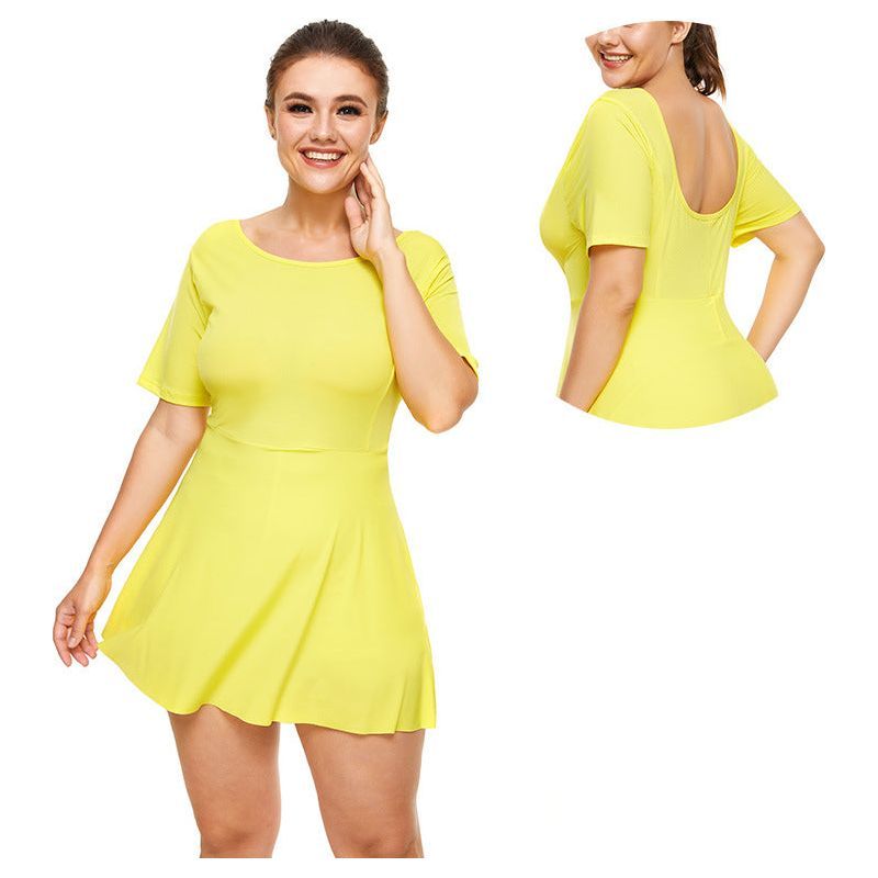 Tennis Dresses With Safety Pants Women Backless Golf Mini Sport Dress - Jointcorp
