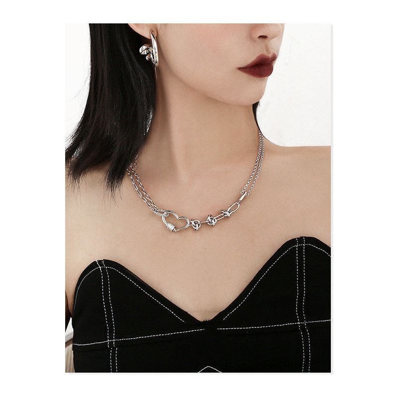 Women's Fashionable Elegant Hip Hop Sweater Clavicle Chain - Jointcorp