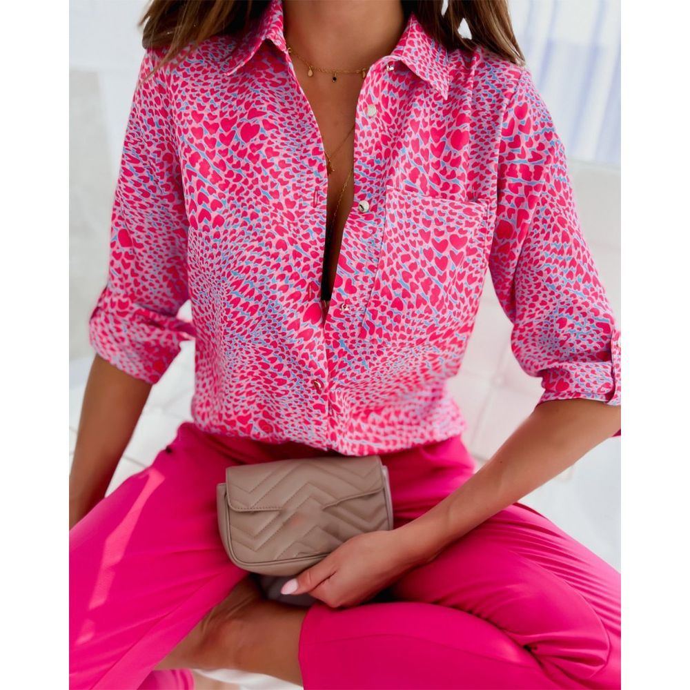 Fashion Long Sleeve Printed Shirt