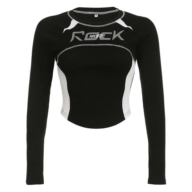 Women's European And American Street Anti-car Slimming Slim-fit Hot Girl Bottoming Top