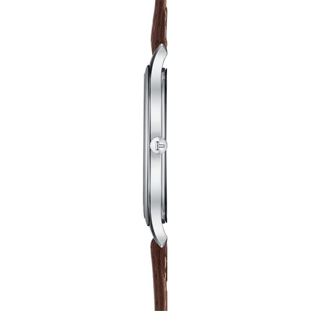 Tissot Mens Analogue Quartz Watch with Leather Strap T0634091601800, Brown, One Size, Strap