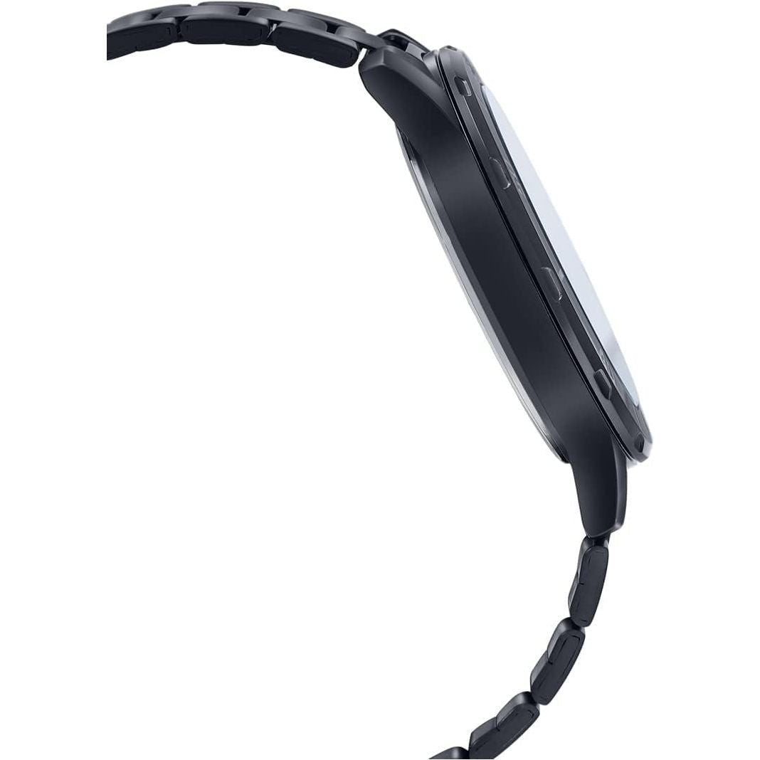 Casio Watch Men'sAnalog Black Dial Stainless Steel Black Ion Plated Band and Case MTP-VD01B-1BVUDF.