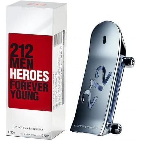 CAROLINA HERRERA 212 Men Heroes Para Hombre Eau De Toilette Spray- 90ml
