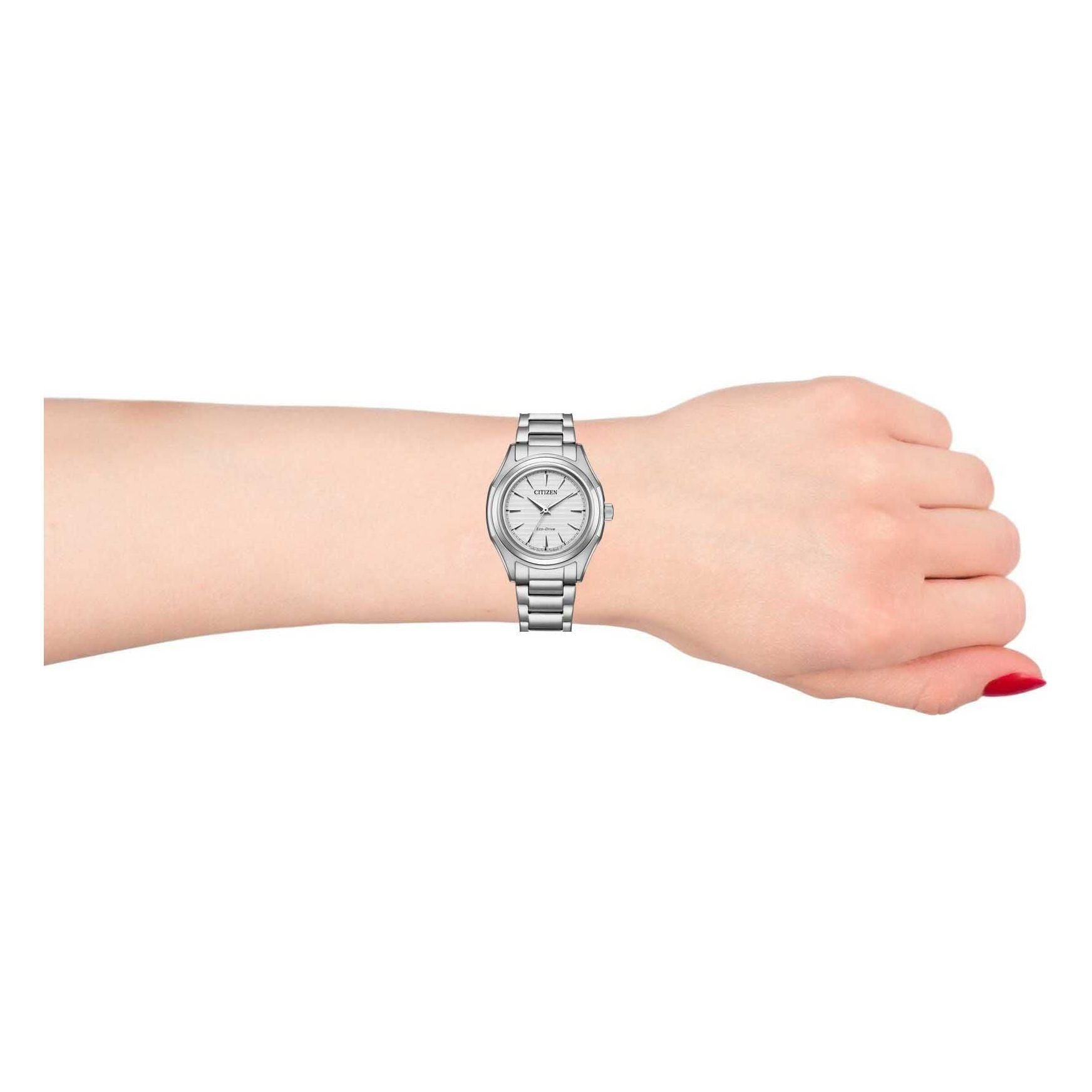 Citizen Women Analogue Japanese Quartz Watch with Stainless Steel Strap FE2110-81A, Silver, One Size, Bracelet