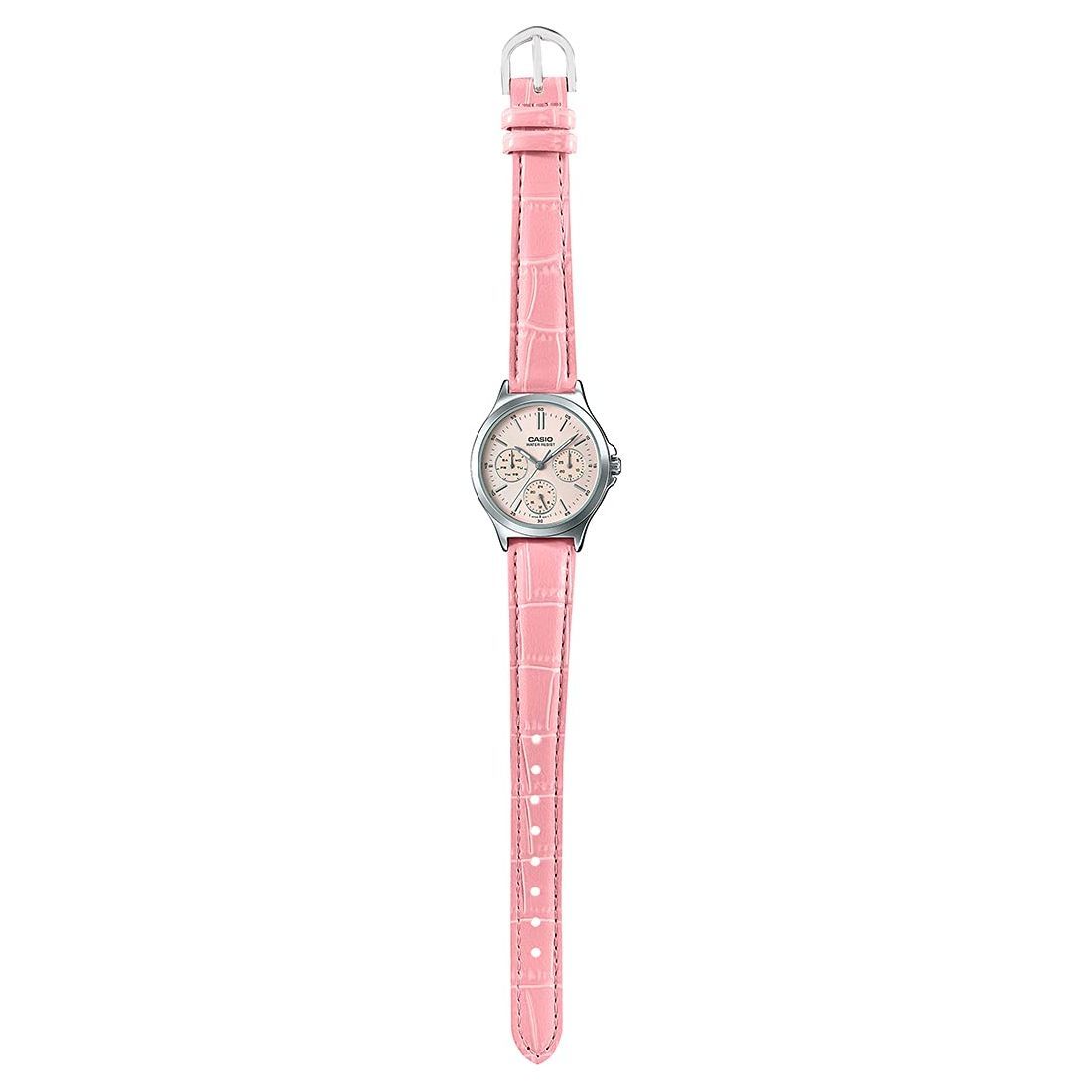 Casio Leather Analog LTP-V300L-4A Watch For Women