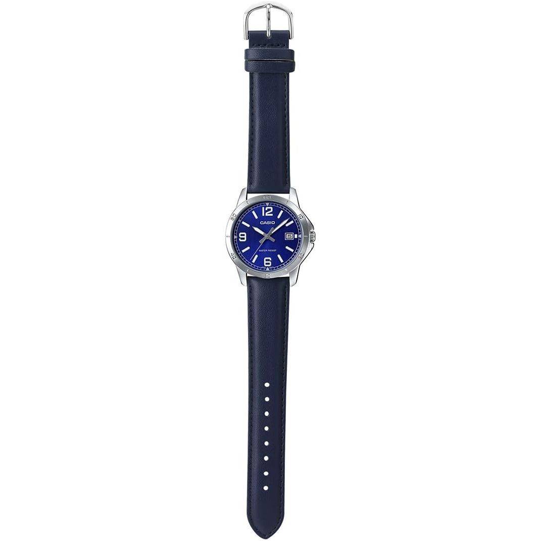 Casio Blue Leather Men's Watch MTP-V004L-2BUDF