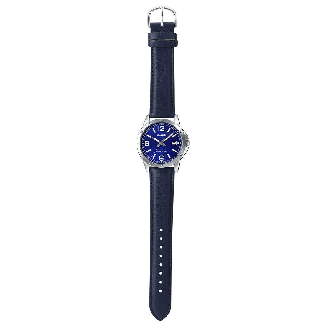 Casio Blue Leather Men's Watch MTP-V004L-2BUDF