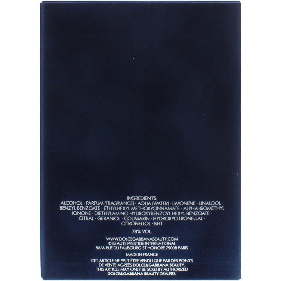 Dolce & Gabbana Pour Homme Eau de Toilette Spray for Men, 125 ml