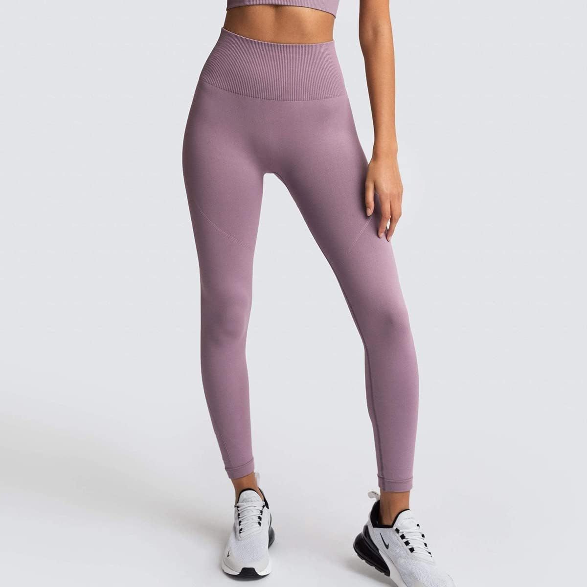 Women’s Yoga Outfits 2 piece Set Workout Tracksuits Sports Bra High Waist Legging Active Wear Athletic Clothing Set (L, Blackish Green)