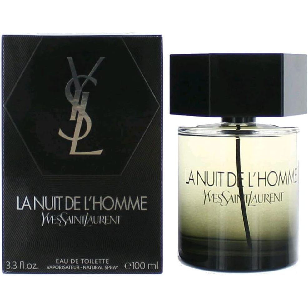 La Nuit De L'Homme by Yves Saint Laurent for Men - 3.3 oz EDT Spray