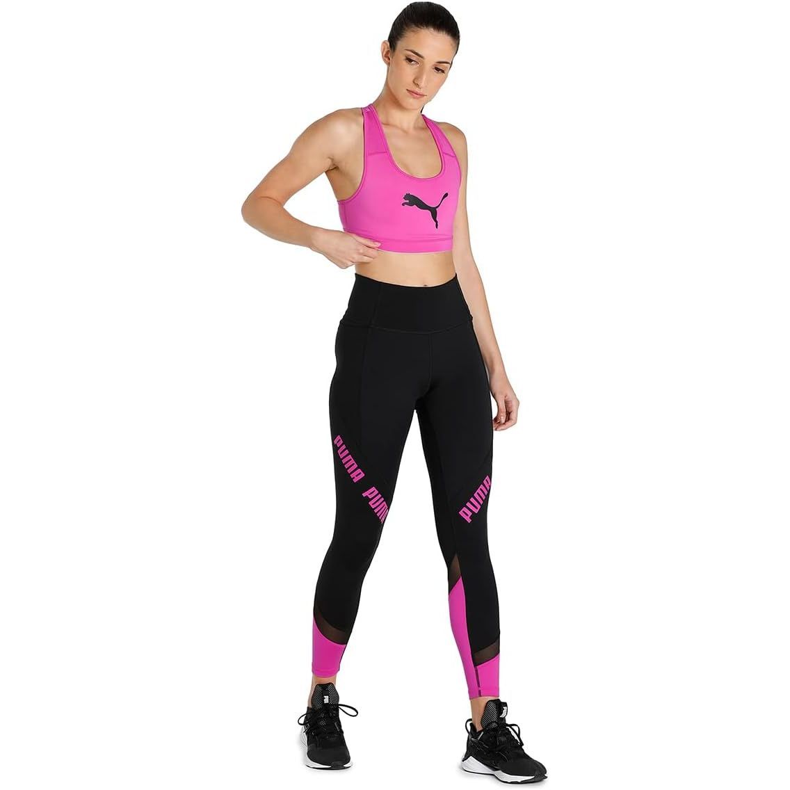 PUMA Women's Mid Impact 4Keeps Bra Underwear Top (pack of 1)