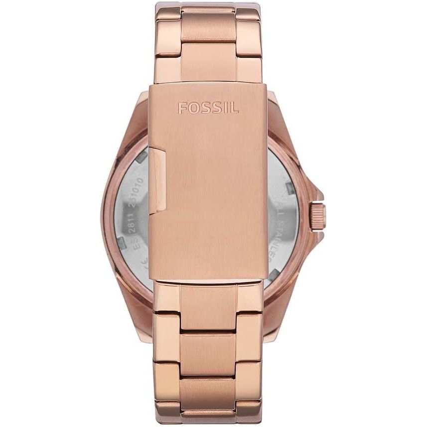 Fossil Women's Riley Stainless Steel Crystal-Accented Multifunction Quartz Watch, Riley Multifunction - ES2811
