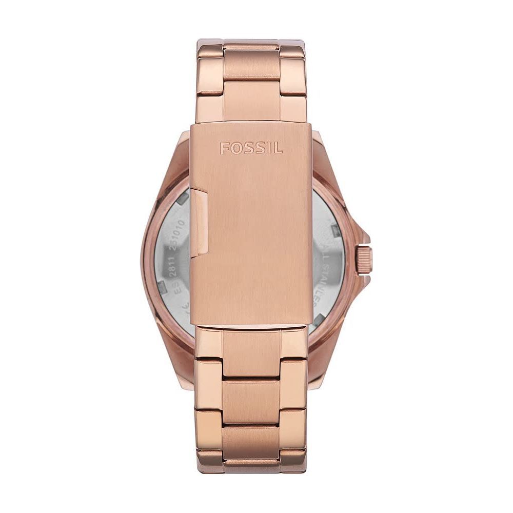 Fossil Women's Riley Stainless Steel Crystal-Accented Multifunction Quartz Watch, Riley Multifunction - ES2811