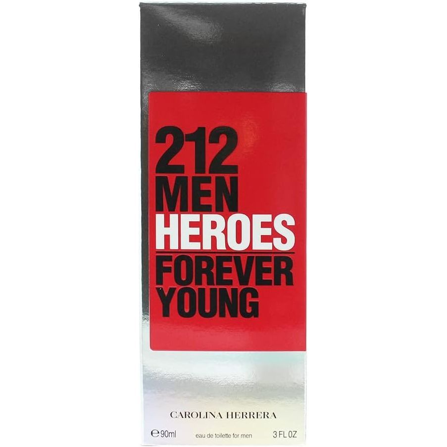 CAROLINA HERRERA 212 Men Heroes Para Hombre Eau De Toilette Spray- 90ml