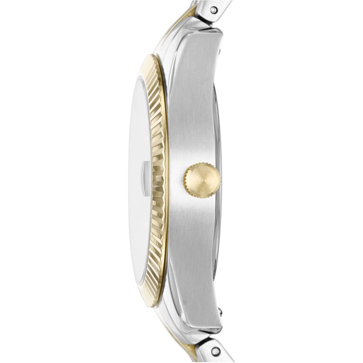 Fossil Women's Scarlette Mini Three-Hand Date, Stainless Steel Watch, ES4949