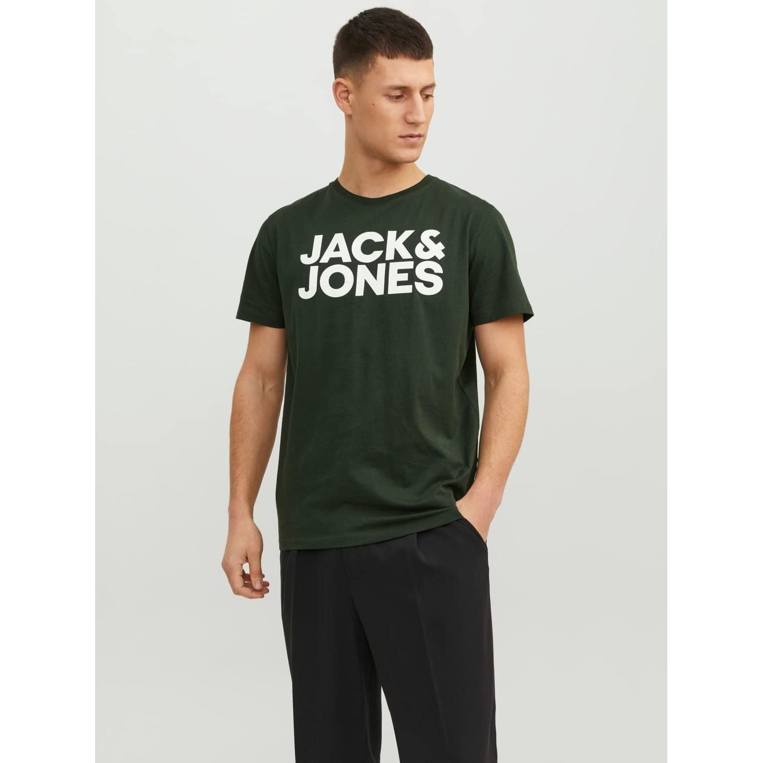 Jack & Jones Men's CORP LOGO TEE O-NECK T-Shirt
