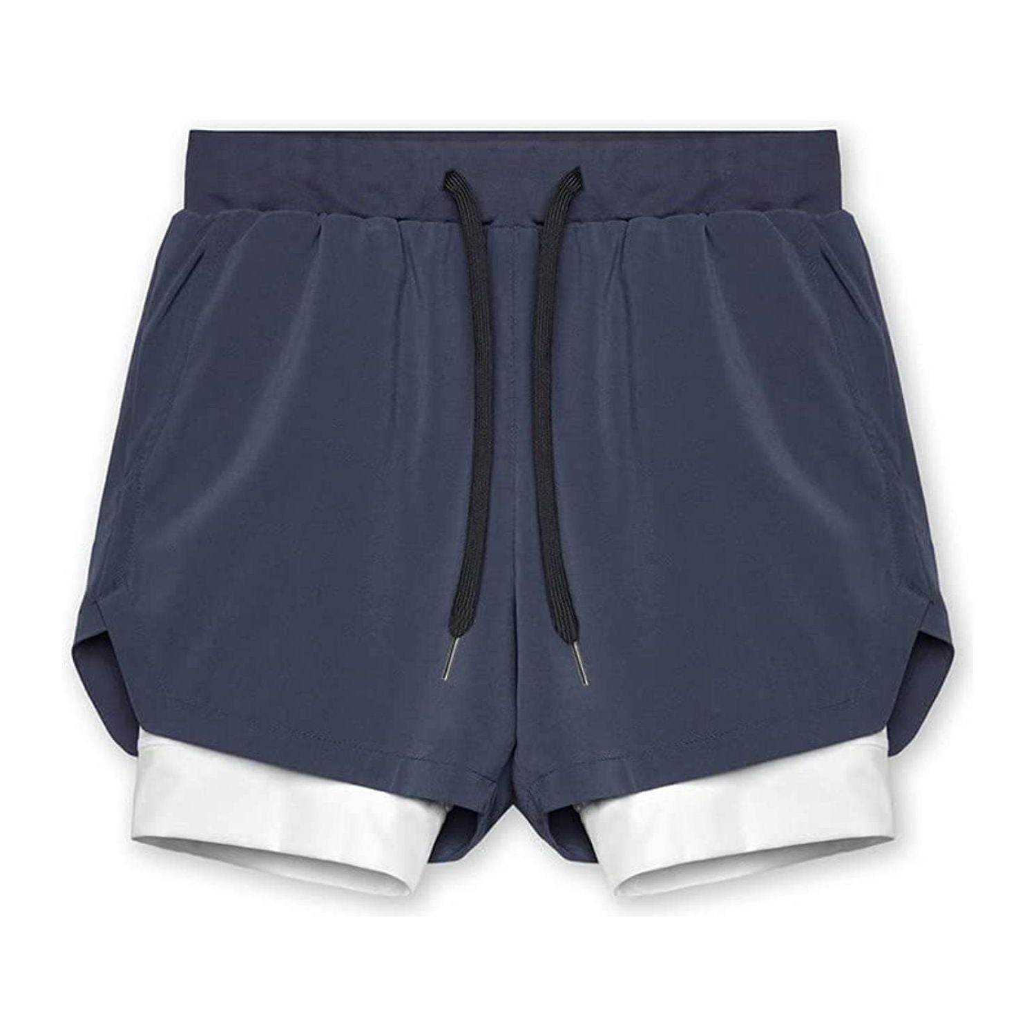 Mens Running Shorts,Workout Running Shorts for Men, 2-in-1 Stealth Shorts, Men's Activewear Quick Dry Gym Yoga Outdoor Sports Shorts with Phone Pockets