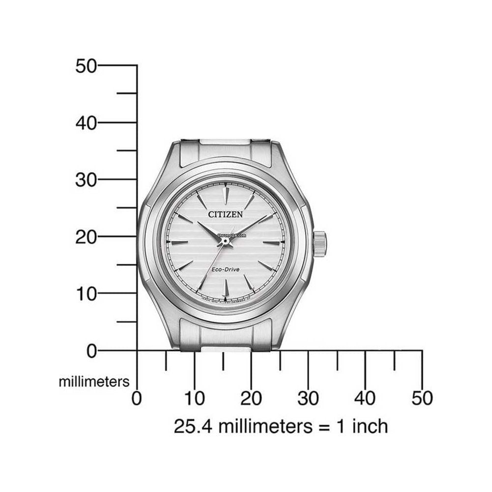 Citizen Women Analogue Japanese Quartz Watch with Stainless Steel Strap FE2110-81A, Silver, One Size, Bracelet