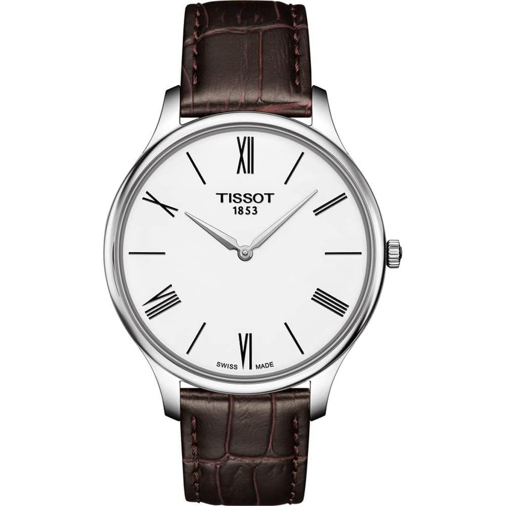 Tissot Mens Analogue Quartz Watch with Leather Strap T0634091601800, Brown, One Size, Strap